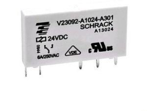 2-1393236-1, Power Relay 24VDC 6A SPDT(28mm 5mm 15mm) THT 2-1393236-1, Power Relay 24VDC 6A SPDT(28mm 5mm 15mm) THT