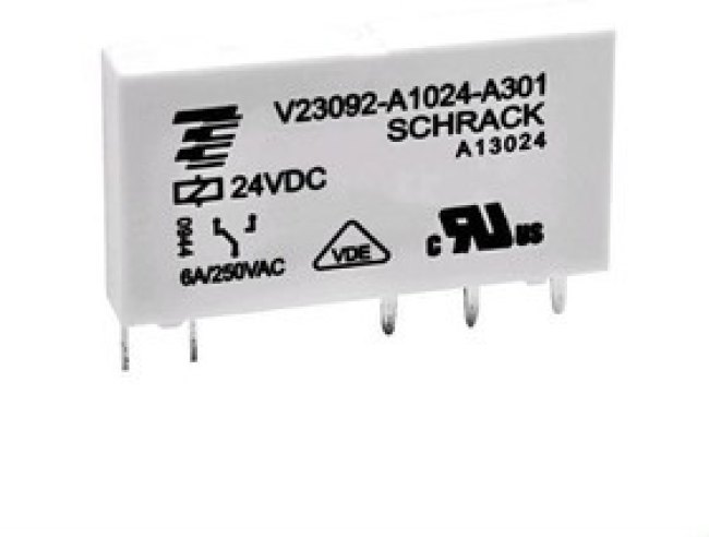 2-1393236-1, Power Relay 24VDC 6A SPDT(28mm 5mm 15mm) THT 2-1393236-1, Power Relay 24VDC 6A SPDT(28mm 5mm 15mm) THT
