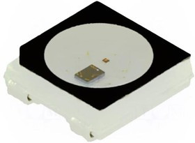 WS2812B BLACK, Светодиод, SMD, 5050,PLCC4, RGB (полноцветный), 5x5мм, -25-80°C