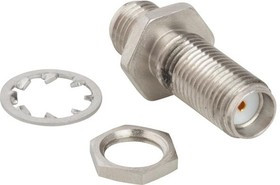 901-9209-ASF, RF Adapters - In Series BULKHEAD JCK TO JCK ADAPTER PASSIVATED