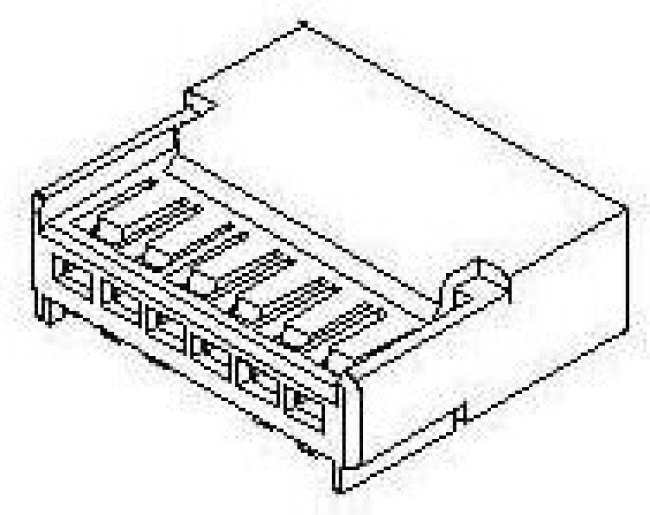 51111-0510, Headers &amp; Wire Housings RECEPTACLE HOUSING 2 TACLE HOUSING 2.5 WW