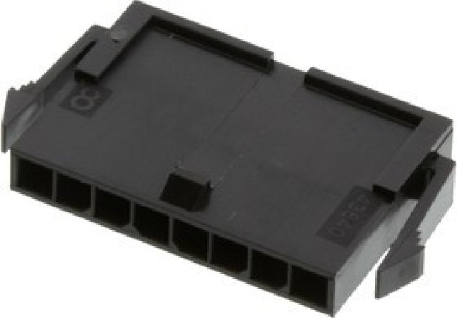43640-0800, Корпус разъема, Micro-Fit 3.0 43640, Штекер, 8 вывод(-ов), 3 мм