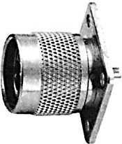 HYR-0308 (GN-308) (N-7308), Разъем N, штекер, фланец 4 отверстия (Panel jack)