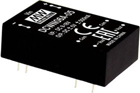 DCWN06B-05, DC/DC преобразователь, 6Вт, вход 18-36В,выход 5,-5В/0.5А
