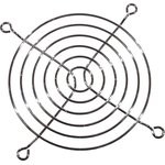 K-G09B06-4HB, решетка метал. для вентилятора 92х92мм K-G09B06-4HB, решетка метал. для вентилятора 92х92мм