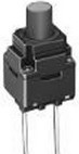 B3WN-6002(S), Switch Tactile N.O. SPST Round Button PC Pins 0.05A 12VDC 1.96N Thru-Hole T/R