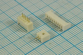 Разъем питания A125 вилка, контакты 1x 7, шаг P1.25, монтаж на плату, A125-07S