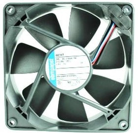 4414F, 4400 F Series Axial Fan, 24 V dc, DC Operation, 170m³/h, 5W, 210mA Max, IP20, 119 x 119 x 25mm
