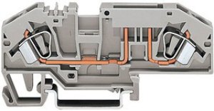 282-696, Клеммная колодка на DIN рейку, с предохранителем, 2 вывод(-ов), 24 AWG, 10 AWG, 6 мм², Зажим, 30 А 282-696, Клеммная колодка на DIN рейку, с предохранителем, 2 вывод(-ов), 24 AWG, 10 AWG, 6 мм², Зажим, 30 А