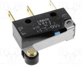 SSG-5L2T, Basic / Snap Action Switches Hinge Quick Cn #110 .6N OF 5A
