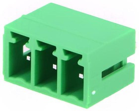EBRA-03-B, Разъемный клеммник, 3,81мм, Кол-во полюс: 3, прямой, гнездо, THT