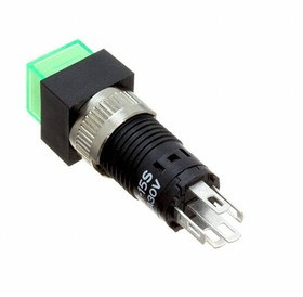 HB15SKW01-5F-FB, Pushbutton Switches SPDT ON(ON) GREEN LD