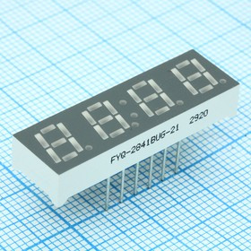 FYQ-2841BUG-21, 7mm OA Зелёный 30-80mcd