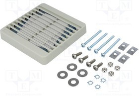 XPFA80CG, Решетка, с фильтром, 80x80мм, Мат-л пластмасса, Монтаж болт XPFA80CG, Решетка, с фильтром, 80x80мм, Мат-л пластмасса, Монтаж болт