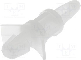 FIX-LCBS-9.5, Дистанц PCB; полиамид; Дл: 9,5мм; на защелки; натуральный; UL94V-2