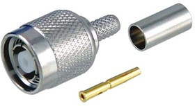 ARTP-1708, RF COAX CONN, TNC RP PLUG, 50 OHM