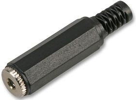 PSG03605, Телефонный аудио разъем, 4 контакт(-ов), Гнездо, 3.5 мм, Монтаж на Кабель