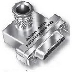 500T010M37H08, EMI Banding Round Cable Micro-D Backshell 180° 37 Shell Size Electroless Nickel Aluminum BandMaster™