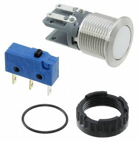 1241.8451, Vandal-proof push-button switch Momentary Function 10 A 250 VAC 1CO IP65