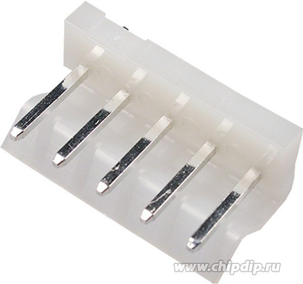 MPW-5, вилка на плату 5.08мм прямая (134(5.08)-05ST)