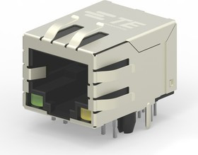2301994-9, Modular Connectors / Ethernet Connectors RJ45 JACK INT.MAG. 10/100 LED 1X1 2301994-9, Modular Connectors / Ethernet Connectors RJ45 JACK INT.MAG. 10/100 LED 1X1