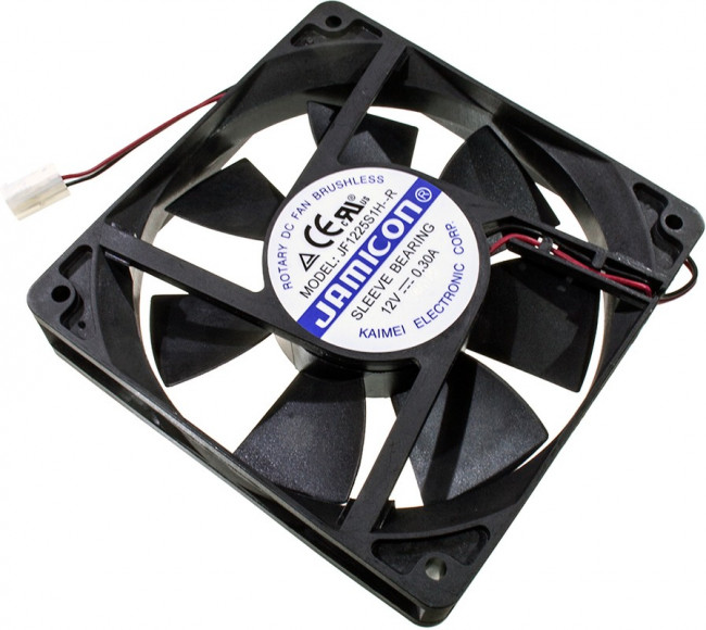 JF1225S1H-R, вентилятор 12В 120х120х25мм подшипник скольжения