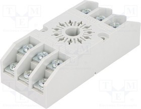 GZ11, Панелька, PIN 11, 10А, 250ВAC, Монтаж на панель, Серия R15