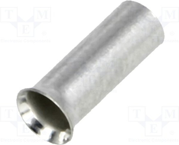 BM 01508, Наконечник: втулка, неизолированный, медь, 4мм2, 9мм, луженые