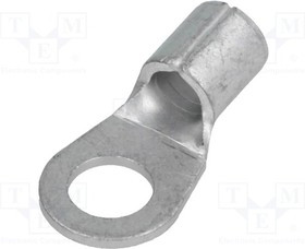 BM02431, Наконечник: кольцевой, M6, 10мм2, обжим, на провод, луженые, медь