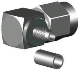 SMA-02LV1-TGG-RP, Разъем SMA, штекер угловой RP, RG-405, пайка SMA-02LV1-TGG-RP, Разъем SMA, штекер угловой RP, RG-405, пайка