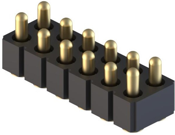 813-22-012-30-022101, Headers & Wire Housings SpringLoaded Con SMT Double Row 12-Pin 813-22-012-30-022101, Headers & Wire Housings SpringLoaded Con SMT Double Row 12-Pin