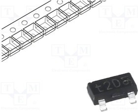 PMBTA92,215, Trans GP BJT PNP 300V 0.1A 250mW Automotive 3-Pin SOT-23 T/R