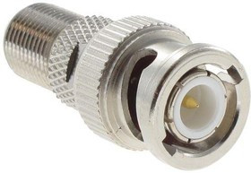 VA204, RF Adapters - Between Series BNC Plug to F Type Jack Adapter
