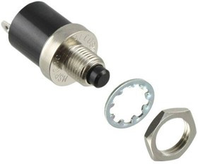 MSP103C004, Pushbutton Switches SPST-NO BLK ACT PNL
