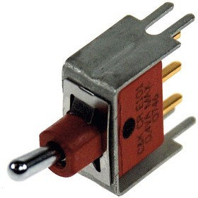 E101MD9V3GE, Toggle Switch, PCB Mount, On-On, SPDT, Through Hole Terminal