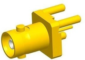 034-1032, RF Connectors / Coaxial Connectors HD BNC VERTICAL JACK 3 LEG ROUND