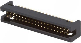 DS1031-15-40V8B, Гнездо, IDC, "папа", PIN 40, прямой, 1,27мм, THT, gold flash