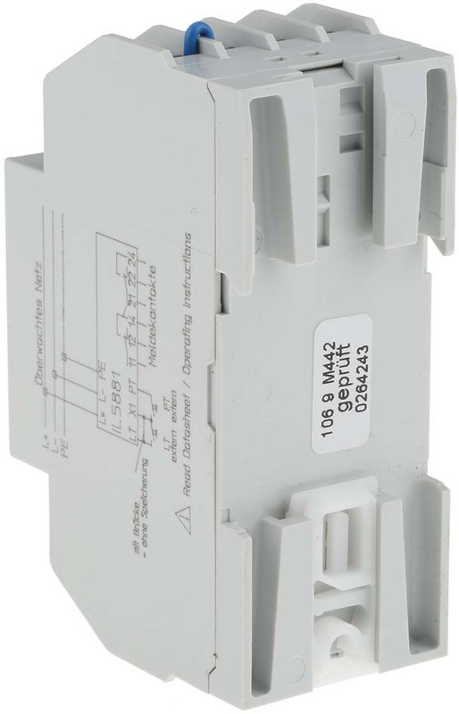 IL5881.12/100 DC12-280V 5-200kOHM, Voltage Monitoring Relay, DPDT, DIN Rail