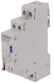 BI220-20/24VAC, Реле: установочное, бистабильное, NO x2, Uобмотки: 24ВAC, 20А