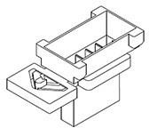 46625-0300, CONNECTOR HOUSING, PLUG, 3POS 46625-0300, CONNECTOR HOUSING, PLUG, 3POS