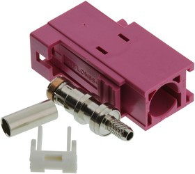FA1-NHSJ-C01-6, RF COAXIAL, FAKRA JACK, 50 OHM, CABLE