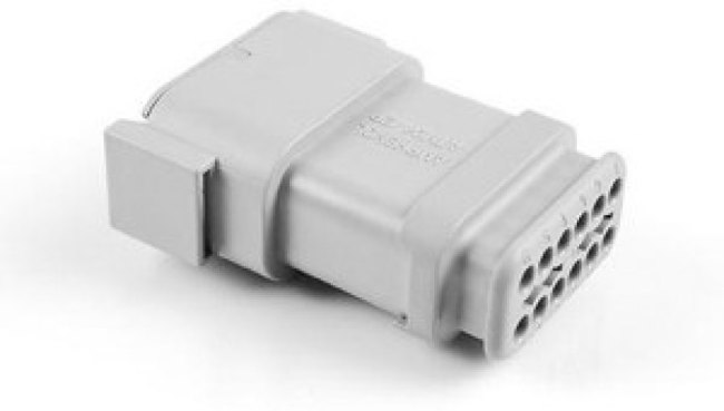ATM04-12PA-SR1GY, Conn Housing RCP 12 POS Crimp ST Cable Mount Gray Automotive ATM04-12PA-SR1GY, Conn Housing RCP 12 POS Crimp ST Cable Mount Gray Automotive
