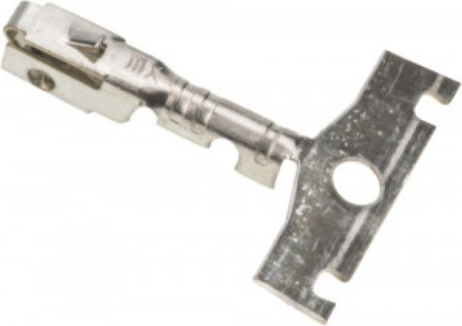 005029-1900, KK 254 Series Female Crimp Terminal, Solder Termination, 30AWG Min, 22AWG Max