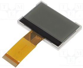 DEM 128064U FGH-PW, Дисплей: LCD; графический; 128x64; FSTN Positive; 50x34x4,5мм