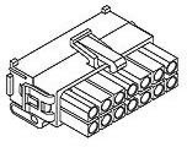 794214-1, Pin &amp; Socket Connectors CONN PLUG 24 POS