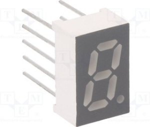 FYS-3211BUHR-21, Дисплей: LED, 7-сегментный, 8мм, 3,2", II.зн: 1, красный, 30-60мкд FYS-3211BUHR-21, Дисплей: LED, 7-сегментный, 8мм, 3,2", II.зн: 1, красный, 30-60мкд