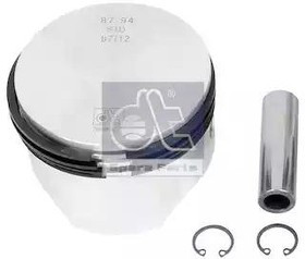 1.10062, Поршень компрессора SCANIA VOLVO (поршнень,кольца, палец,стопорные кольца,d=75мм) DT