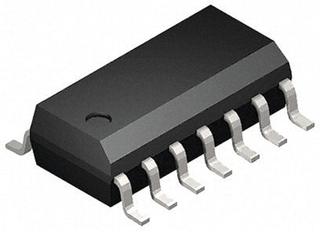 74HC125D Quad Bus Buffer, 14-Pin SOIC