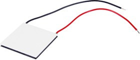 FROST-72 с герметиком, Модуль Пельтье термоэлектрический 40х40мм, 6.2А 62Вт (с проводами)