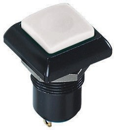 IPC1SAD7/1, Push Button Switch, Latching, Panel Mount, 12mm Cutout, SPST, 24V dc, IP67